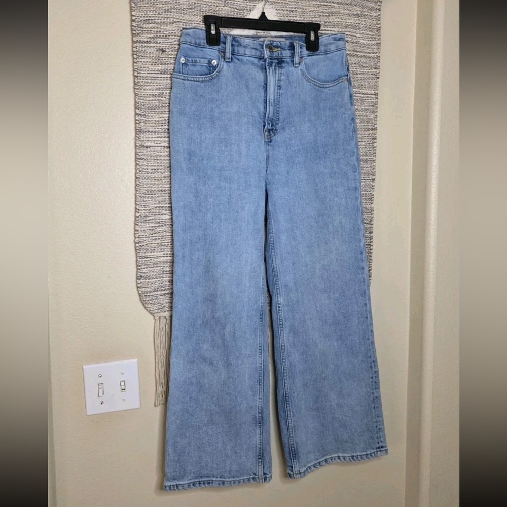 Everlane Way High Wide Leg Flare Jeans